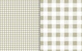Vichy Seamless set. Pastel gingham pattern. Background for Easter, wallpaper, blanket. Royalty Free Stock Photo