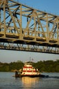 4/28/19 - VICKSBURG, MISS., USA - Vicksburg Bridge is a cantilever bridge carrying Interstate 20 and U.S. Route 80 across the Royalty Free Stock Photo