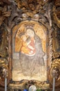 Sanctuary of Vicoforte, Virgin Mary miraculous ancient icon in Piedmont, Italy