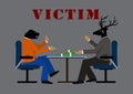 Victim and business