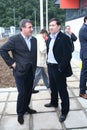 Victor Becali and Ion Craciunescu Royalty Free Stock Photo