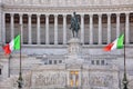 Victor Emmanuel Monument. Rome, Italy. Royalty Free Stock Photo