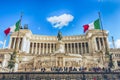 Victor Emmanuel II Monument, Altar of the Fatherland, Rome, Italy Royalty Free Stock Photo