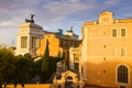 Victor Emmanuel II monument in Rome, Italy Royalty Free Stock Photo