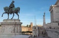 Victor Emmanuel II National Monument in Rome, Italy Royalty Free Stock Photo