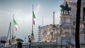 Victor Emmanuel Monument, aka Altar of the Fatherland, aka Altare della Patria in Rome, Italy Royalty Free Stock Photo