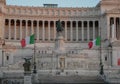 The Victor Emmanuel Monument, Piazza Venezia, Rome, Italy. Royalty Free Stock Photo