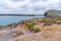 VICTOR HARBOR, AUSTRALIA, JANUARY 5, 2020: Landscape of Granite island near Victor Harbor in Australia