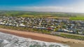 Victor Harbor coastline in South Australia, aerial view from drone Royalty Free Stock Photo