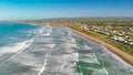 Victor Harbor coastline in South Australia, aerial view from drone Royalty Free Stock Photo