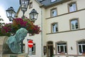 Victor Hugo monument in Vianden, Luxembourg