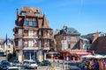 Victor Hugo square in Etretat, France