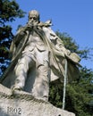 Victor Hugo Statue,St Peter Portf Guernsey Royalty Free Stock Photo