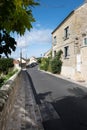 Victor Hugo street in Auvers-sur-Oise, France Royalty Free Stock Photo