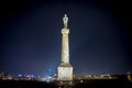 Victor statue on Kalemegdan fortress by night - Belgrade - Serbia