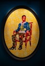 Victoria and Albert Museum of London - portrait of the actress Melissa Thompson by Nigerian artist Kehinda Wiley