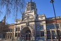 Victoria and Albert Museum, V&A, exterior daytime view, London, UK