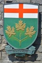 Coat of arms of Ontario is one of the ten provinces of Canada