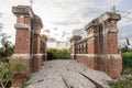 Victoria bridge is one of the oldest railway bridges in Malaysia. Now decommisioned, it is attractive tourism Royalty Free Stock Photo