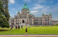 Running Past Victoria Parliament