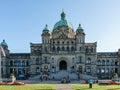 Victoria, CANADA - September 01, 2018: British Columbia Parliament Building on a sunny day Royalty Free Stock Photo