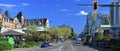 Victoria Downtown Landscape Panorama of Lower Douglas Street, Vancouver Island, British Columbia