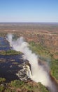 Victoria Falls Aerial View Royalty Free Stock Photo