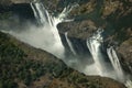 Victoria Falls, Africa - Aerial Royalty Free Stock Photo