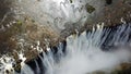 The Victoria Falls at the Border of Zimbabwe and Zambia in Africa. The Great Victoria Falls One of the Most Beautiful Wonders of t Royalty Free Stock Photo