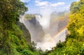 Victoria Falls Devils Cataract In Zimbabwe Africa