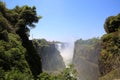 Victoria Falls, grown view from Zimbabwe side Royalty Free Stock Photo
