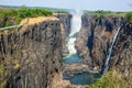 Victoria falls livingstone, zambia Royalty Free Stock Photo