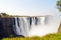 Victoria Falls panoramic view, Zimbabwe Royalty Free Stock Photo