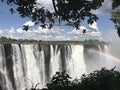 Victoria Falls view from Zimbabwe Royalty Free Stock Photo