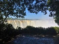 Victoria Falls view from Zimbabwe side Royalty Free Stock Photo