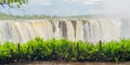 Victoria Falls on Zambezi River, border of Zambia and Zimbabwe Royalty Free Stock Photo