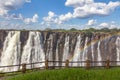 Victoria Falls from Zambia side Royalty Free Stock Photo