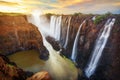 Victoria Falls in Zambia and Zimbabwe Royalty Free Stock Photo