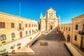 Victoria, Gozo island, Malta: Cathedral of the Assumption in the Cittadella Royalty Free Stock Photo