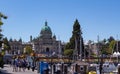 Victoria Harbor with the British Columbia Parliament Building in the background Victoria BC Royalty Free Stock Photo