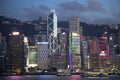 Nice Hongkong Victoria Harbor skyline night view China