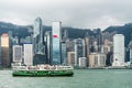 Victoria harbor view in Hong Kong China