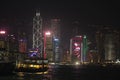 View of Hongkong Skyline from Victoria Harbour, Hongkong Royalty Free Stock Photo