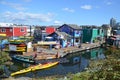 Victoria Inner Harbour, Fisherman Wharf Royalty Free Stock Photo