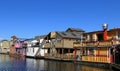 Victoria Inner Harbour, Fisherman Wharf. British Columbia, Canada. Royalty Free Stock Photo