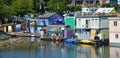 Victoria Inner Harbour, Fisherman Wharf is a hidden treasure Area Royalty Free Stock Photo