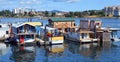 Victoria Inner Harbour, Fisherman Wharf is a hidden treasure Area Royalty Free Stock Photo