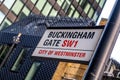 Buckingham Gate SW1 City Of Westminster Street Sign Royalty Free Stock Photo