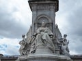 Victoria Memorial infront of the Buckingham Palace, London, summer 2016 Royalty Free Stock Photo