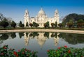 Victoria Memorial, Kolkata , India - reflection on water. Royalty Free Stock Photo